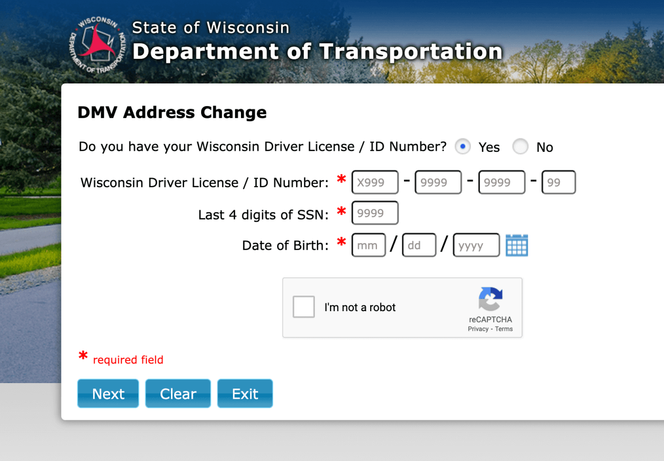Wisconsin DMV Address Change My DMV Appointment