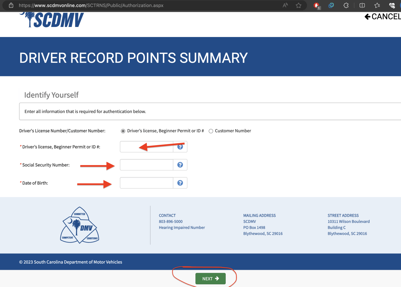 How to Check Points on License South Carolina (SC) My DMV Appointment
